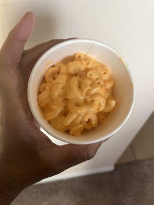 Yucky instant non cheezy mac