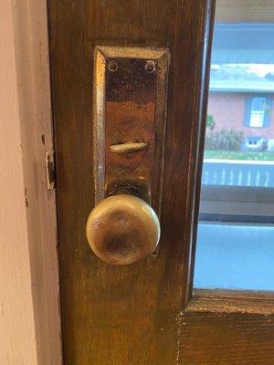 Very old door lock