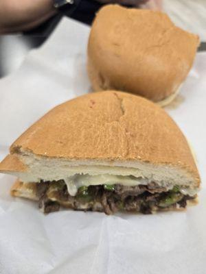 Philly steak sandwich