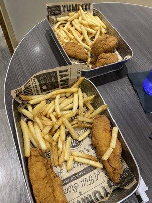 TENDERS & FRIES COMBO BONELESS WINGS