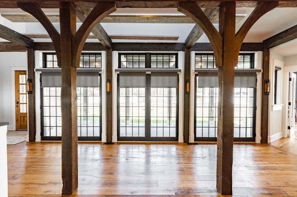 Our Open light roller shades in a metro Detroit home we installed recently.