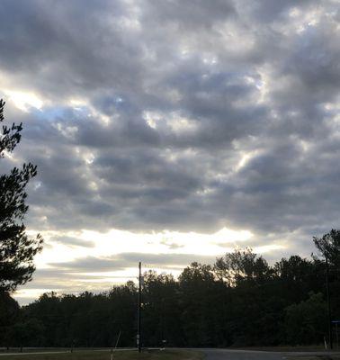 Good Morning Waller, TX. It's a little cloudy this morning. 11.5.22