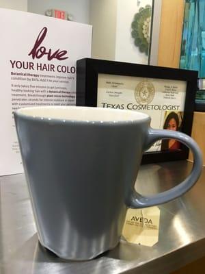 Yummy Aveda tea