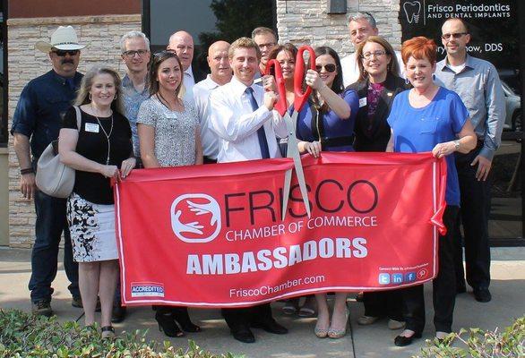 Frisco Chamber ribbon cutting ceremony!