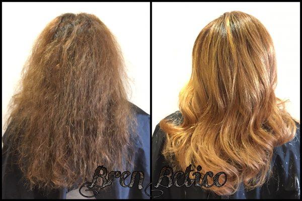 Golden red Balayage