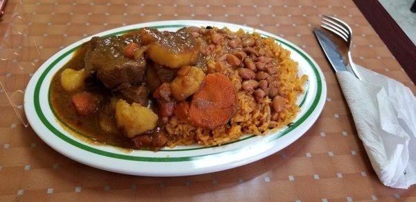 Delicious, hot and so well priced! This giant plate of food, my husbands giant plate of food and 2 drinks for $16! I dream about this food.