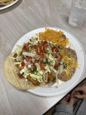 Taco Pescado Plate