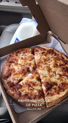 Small cheese pizza