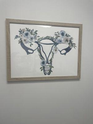 cool exam room art :)