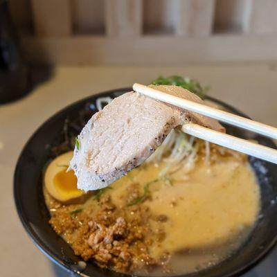 1/6/24 - Creamy Chicken Ramen "Chashu". Terrible. Unseasoned, bland, chicken breast.