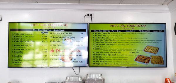 Menu Board