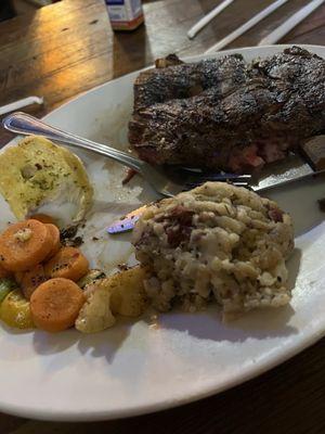 Ribeye. Not worth the money.