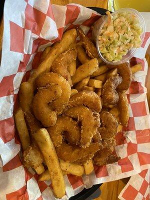 Guinness shrimp basket