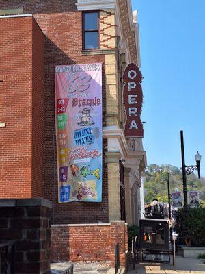 Entrance marquee.