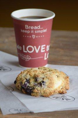 Coffee and a scone...mmmm...!