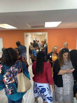 Biddy Mason event and coworking space by day and in full party swing!