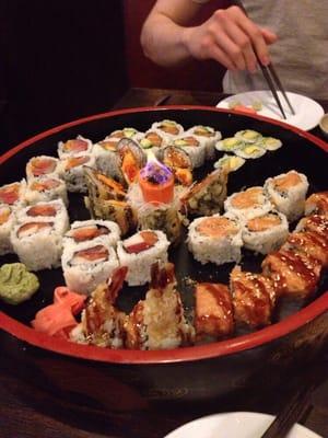 The sushi platter