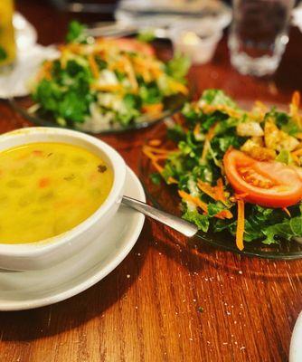 Soups and salad