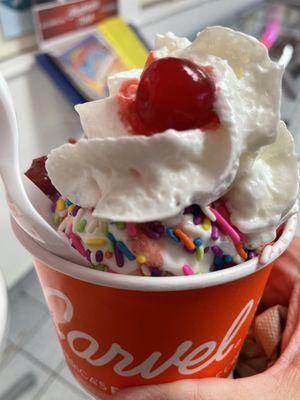 "Saturday is Sundae at Carvel."