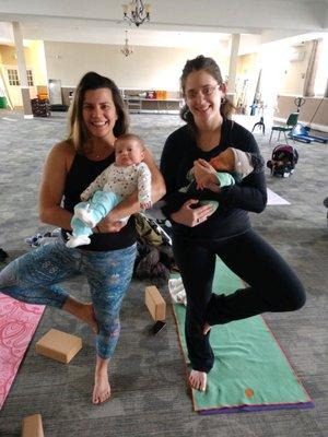 These moms are loving that they can practice yoga WITH their babies!