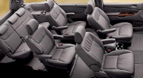 This is the interior of the sienna however this is not the actual car.  It is the same model