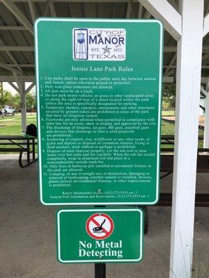 Park rules