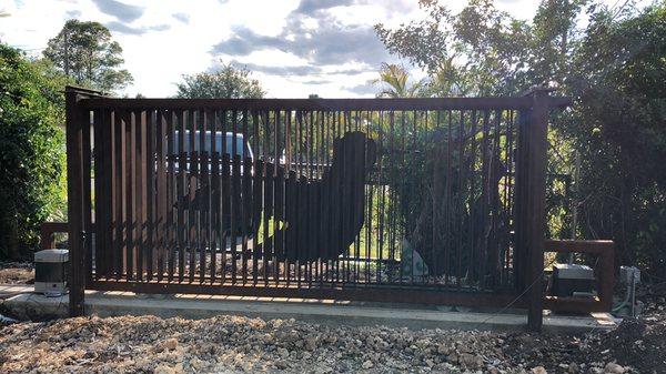 Custom made fence