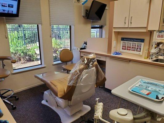 A comfortable chair is always needed for when you visit the dentist!