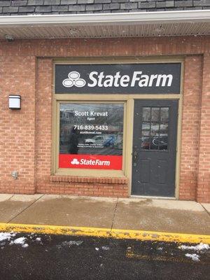 New location at 4504 Main Street Amherst. Stop by for a free insurance quote