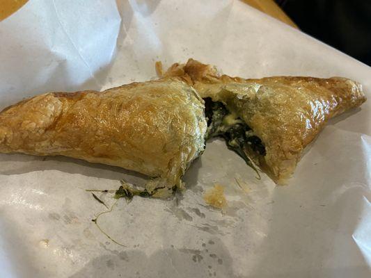 Spinach fita turnover