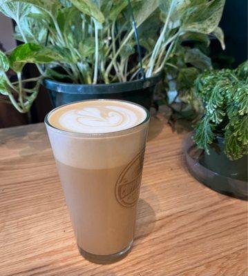 oat milk latte