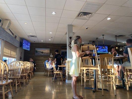 Bar and dining area