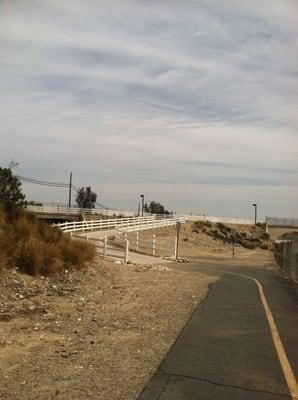 Cucamonga creek trails meets the electric pacific trail around vineyard and foothill!