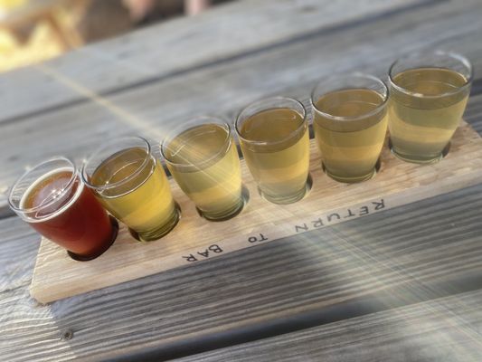 Hard Cider Flight $15