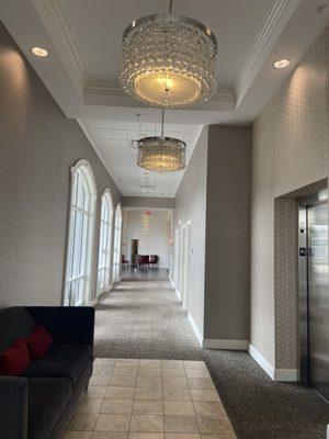 Another view of the hallway on the main level