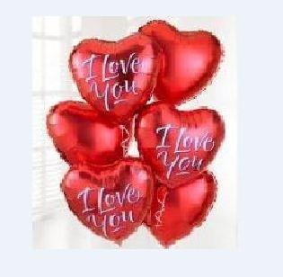 Show Your Love Mylar Balloon Bouquet!  Send a floating message of love!  Call 303-722-6113 for more info