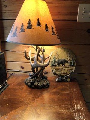 Living room decor Bear Naked Cabin