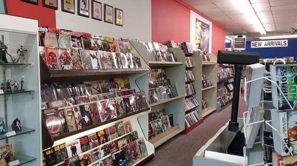 A small selection of Graphic Novels at Captain's!