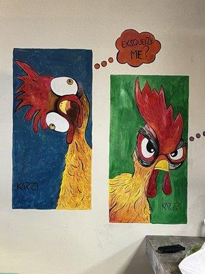 Two fantastic Cock-a-Doodles!!!