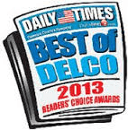 Voted best Of Delco 2 years in  row