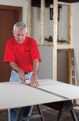 Drywall installation and repairs