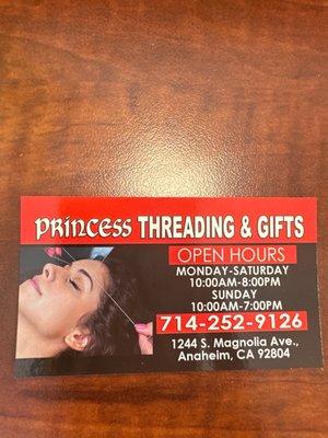 Princess Threading