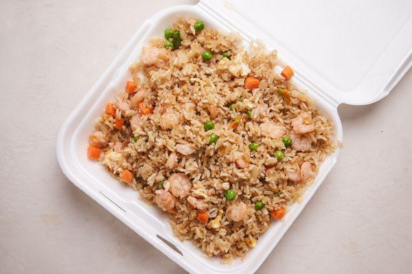 Shrimp fried rice - always stir fried fresh