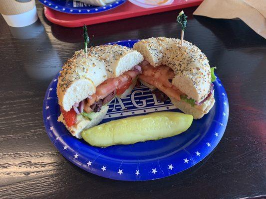 Mediterranean Hummus and Veggie Sandwich