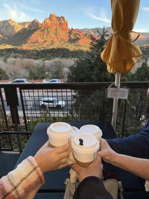 Coffee and a view!