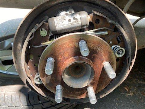 The fully functional with plenty of pad remaining brake they claim to have inspected!!!