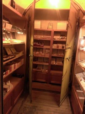 Walk-in Humidor in Paul's cigar bar