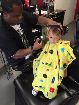 Cowboy cutz takes care of the little ones as well. Bring the kids for the best experience.