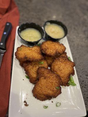 Seasonal Potato pancakes with applesauce