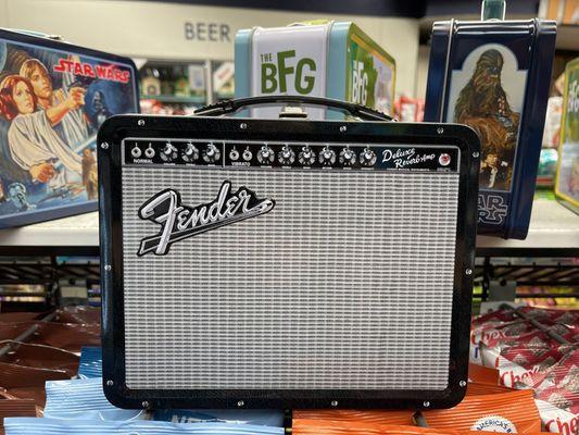 This Fender lunch box is so cool!